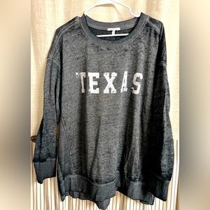 Women’s Plus Size “Texas” Sweatshirt 1X